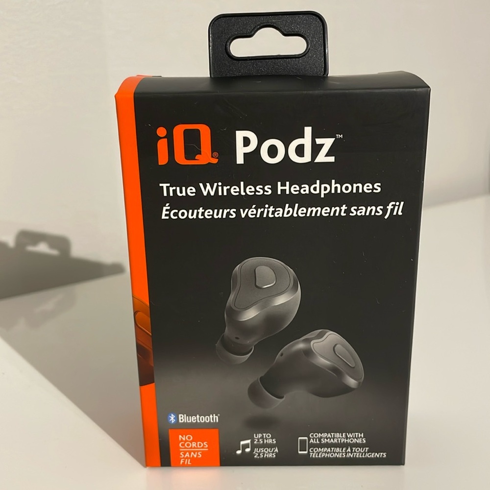 Brand New In Box iQ Podz True Wireless Headphones